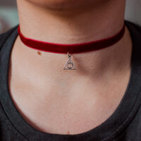 harry potter deathly hallows choker